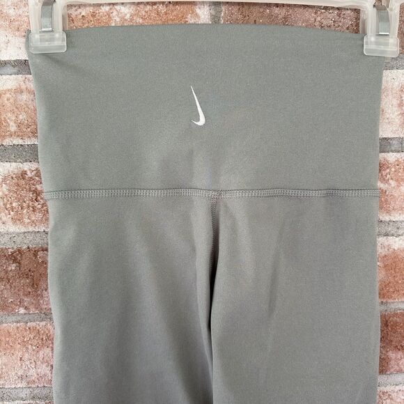 Nike Rainbow Stripe Dri Fit High Rise Yoga Leggings Gray XS - Picture 5 of 7